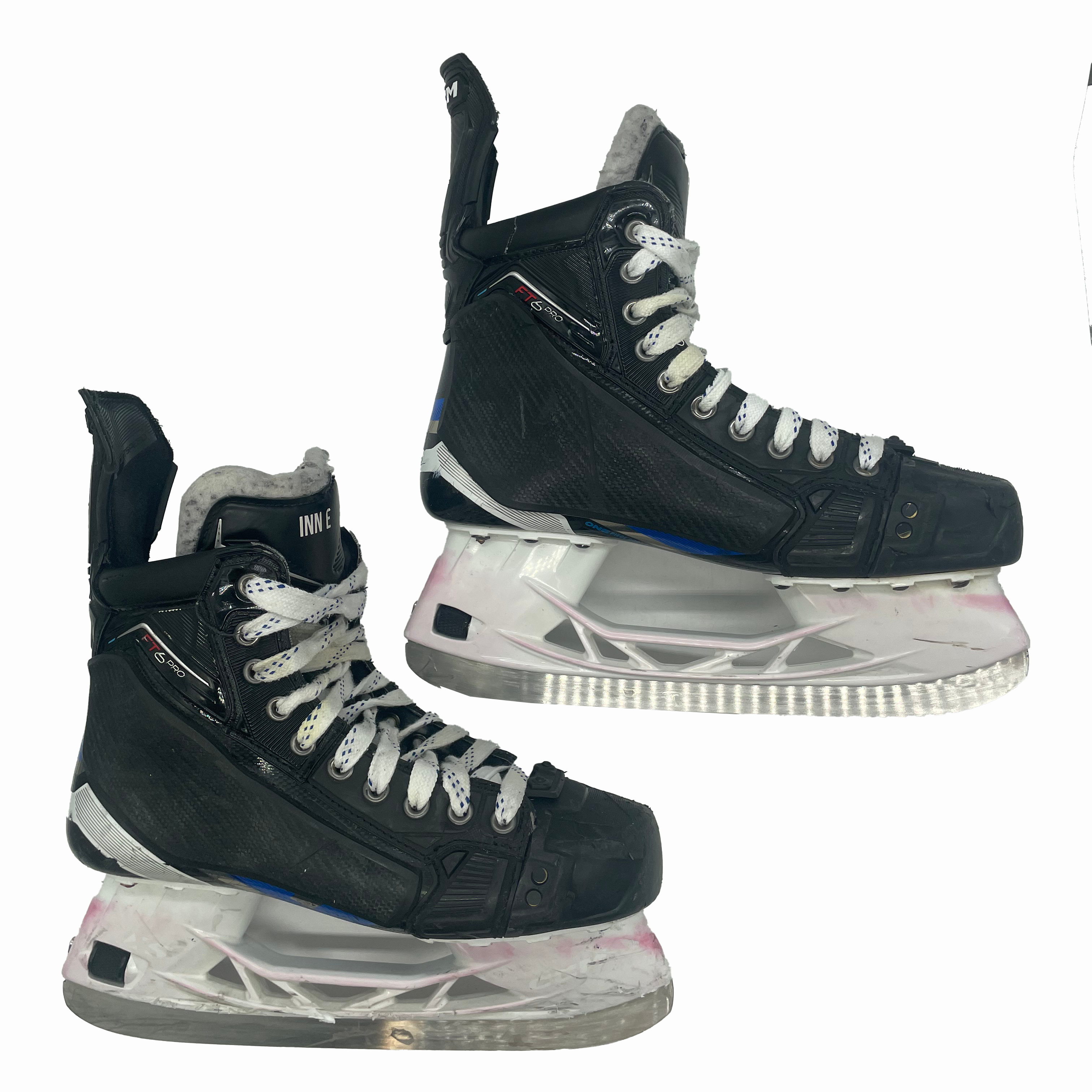 CCM Jetspeed FT6 Pro – Patins de hockey d'occasion Pro Stock avec bloqueurs de tir – Taille 8R
